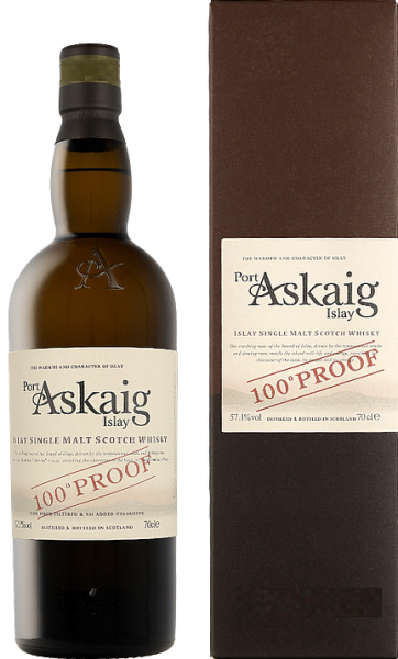 Port Askaig 100 proof cask strength Islay Single Malt Whisky