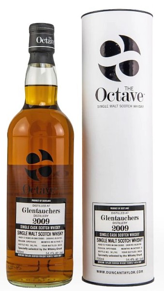 Glentauchers Octave Cask single Malt unchillfiltered Whisky distilled