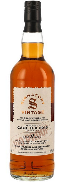 Caol Ila 2015/2024 Signatory Single Malt Whisky 100 proof Edition