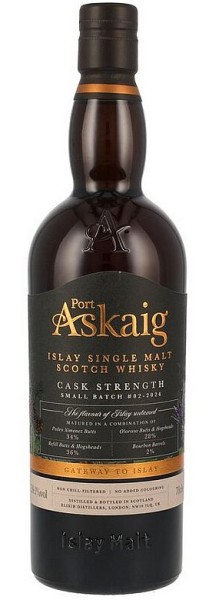 Port Askaig 2024/batch2 100 proof cask strength Islay Single Malt Whisky