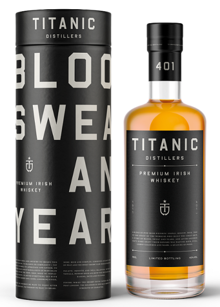 Titanic Distillers Premium Irish Whisky