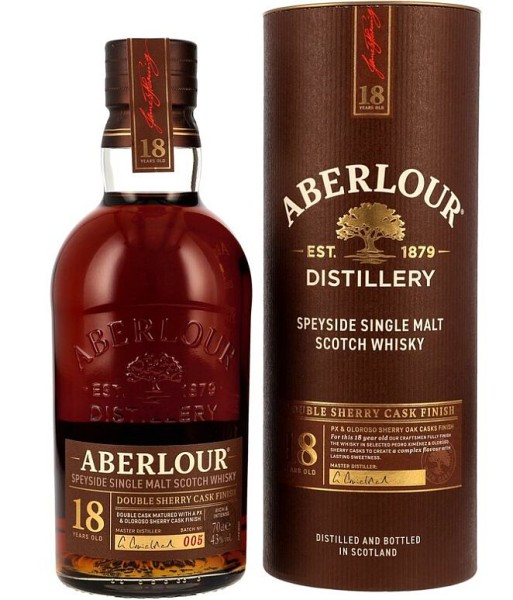 Aberlour 18 years double matured single Malt Whisky